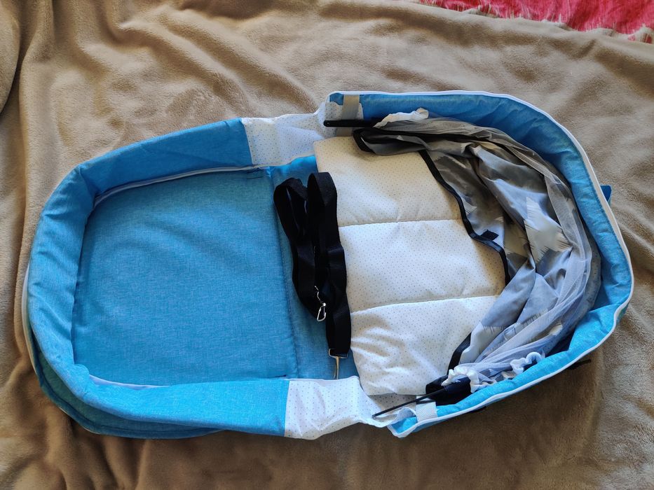 Łóżeczko niemowlęce przenośne turystyczne walizka podróż torba