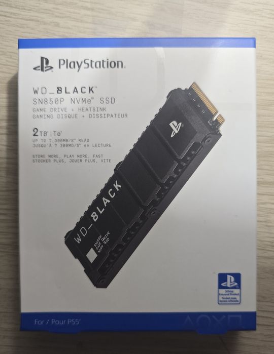 SSD WD Black sn850p 2tb 7300mb/s