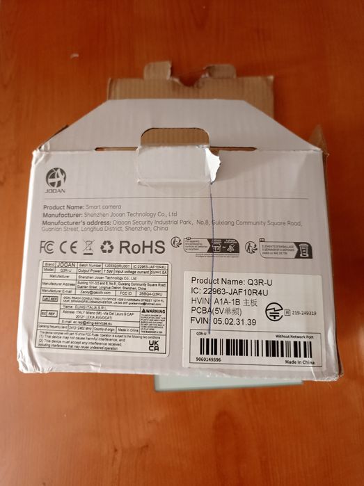 Câmera de vigilância mini