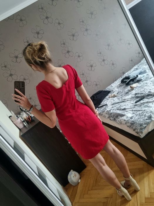 Elegancki komplet sukienka marynarka Pamina