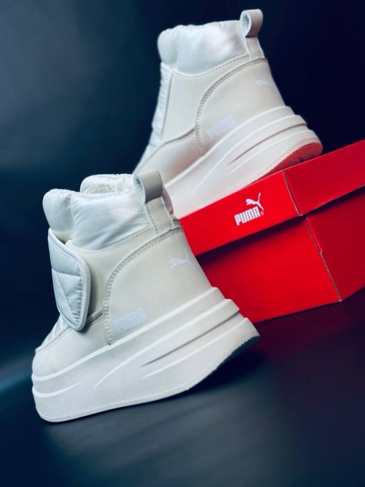 Дутики для холодной зимы не скользят дутиши пума сноубутсы puma