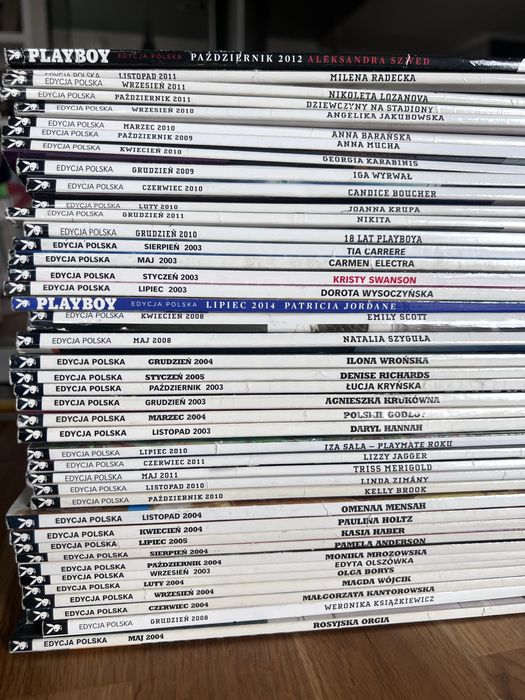 Playboy 42 numery polskie 9 zagranicznych