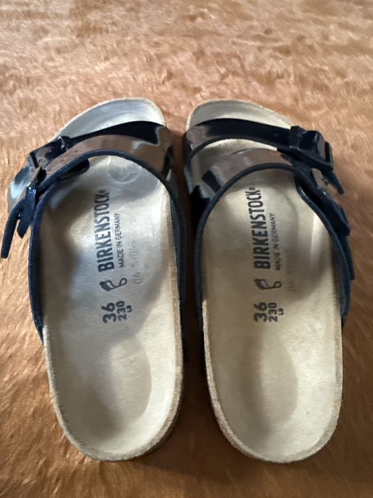 Birkenstock Arizona 36 Czarne Lakierowane – Nowe z metką
