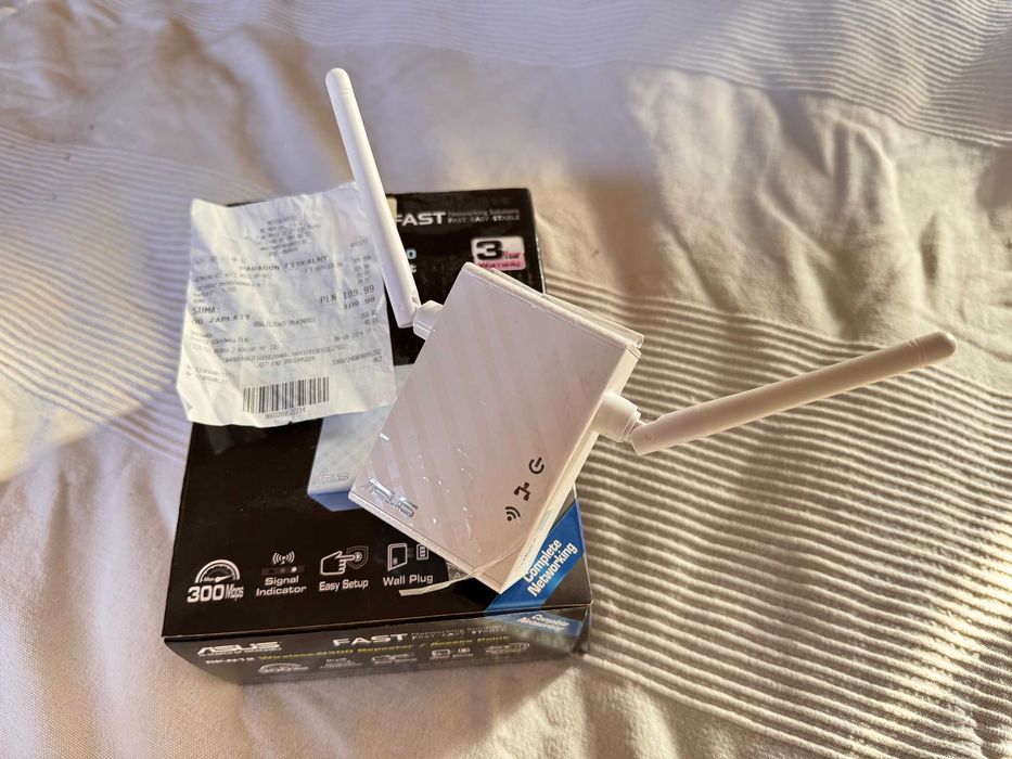 Wzmacniacz wifi ASUS RP-N12 Wireless-N300 reapeter