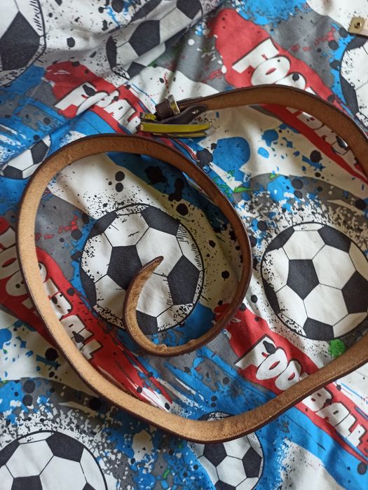 Pasek do spodni męski brązowy