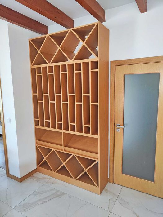 Garrafeiras Modulares de Chão em Madeira - até 300 Garrafas