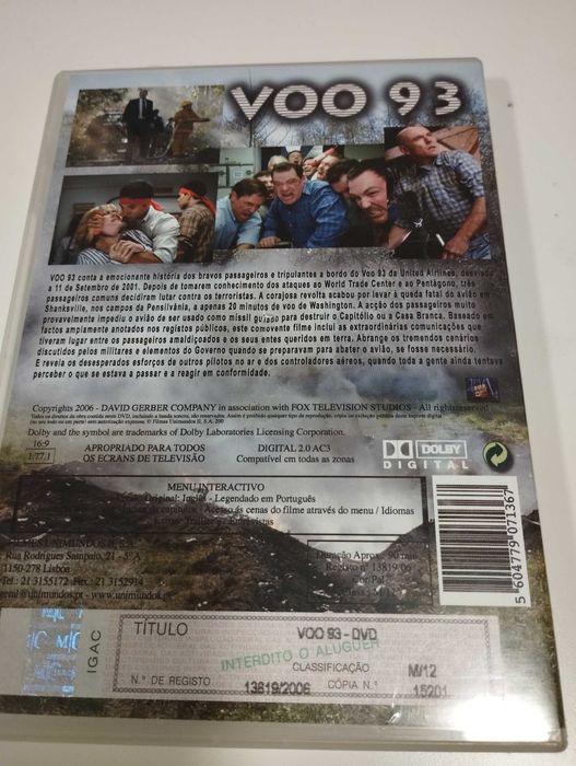 Voo 93 - DVD 2006