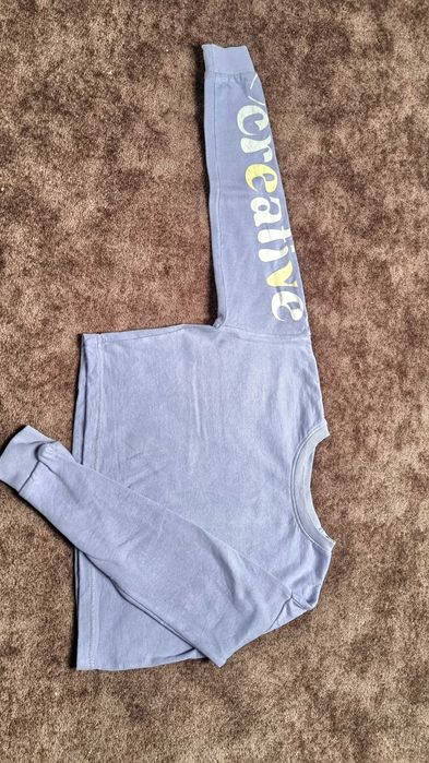 Bluza krótka blady fiolet 146