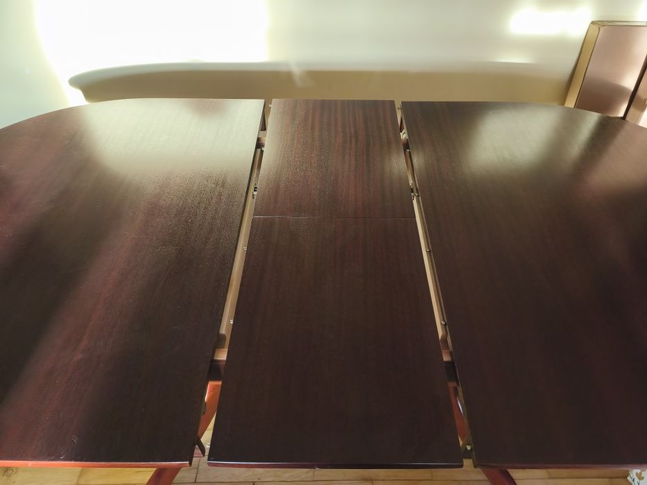 Unikatowy zestaw–lite drewno– 6 krzeseł+stół rozkładany