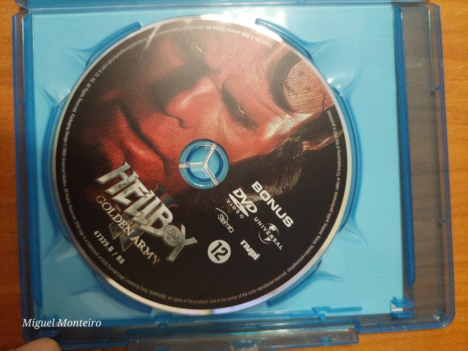 Blu Ray Hellboy 2 O exército Dourado edição 2 discos
