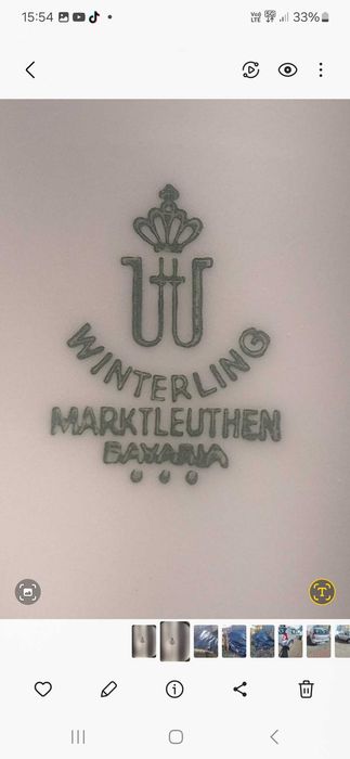 6 osobowa.Porcelana.Winterling Marktleuthen Bawaria