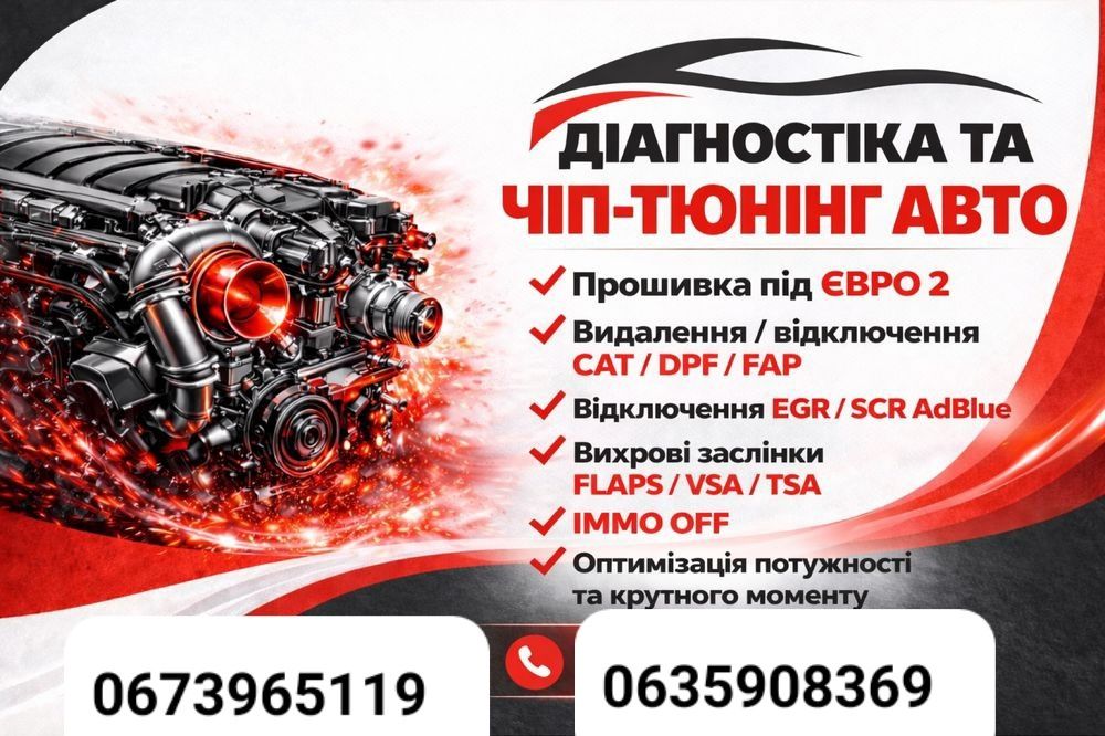 Послуги автоелектрика, прошивка євро2 DPF EGR, очищення SRS AIRBAG.