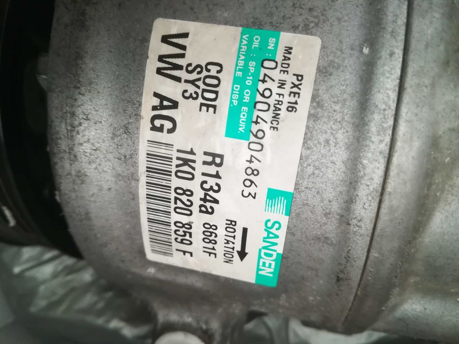 Compressor ar condicionado grupo vw