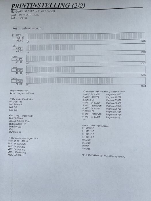 Drukarka Laserowa Brother HL-5240