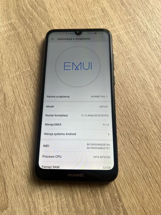 Huawei y6s 3/32gb