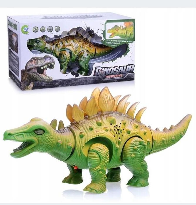 Dinozaur stegozaur interaktywna figurka