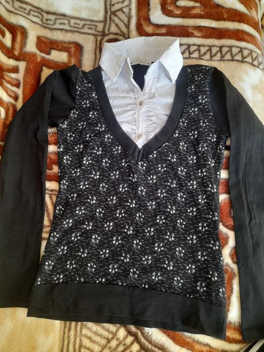 Легкий коттоновый джемпер на рост 152