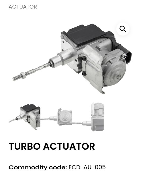Turbo compressor Atuador NTY ECD-AU-005