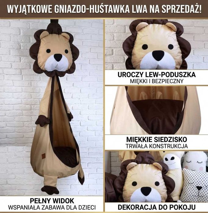 bujaczka w kształcie lwa