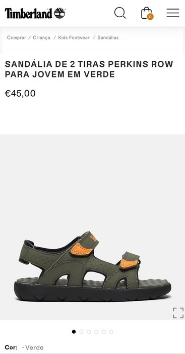 Sandálias Timberland novas 34