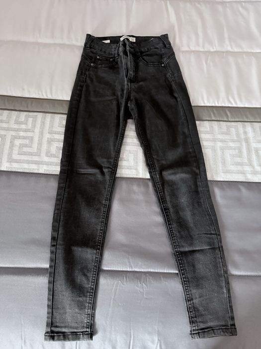 LOTE 3 Calças Pretas Skinny 34
