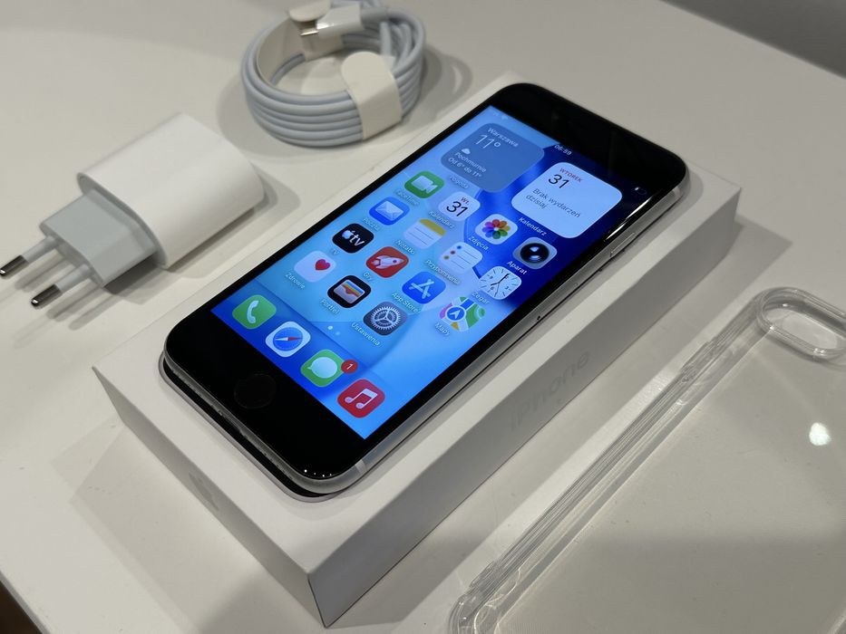 iPhone SE 2022– stan bardzo dobry , komplet bateria 91%