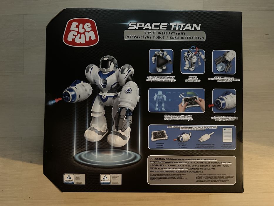 Robot space Titan zdalnie sterowany - Elefun