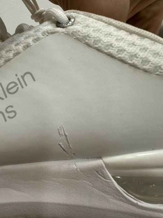 Snekersy Calvin Klein Jeans biaĹ‚ee rozmiar 42