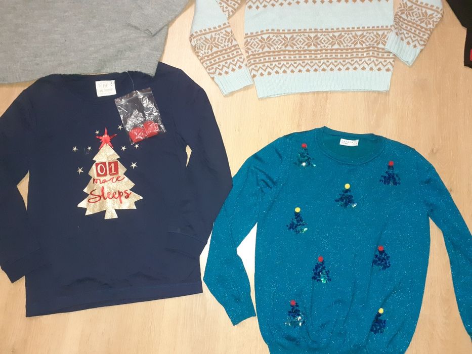 Світер, светр новорічний, жіночий різдв'яний s-л