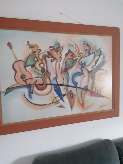 Quadro gravura de autor.