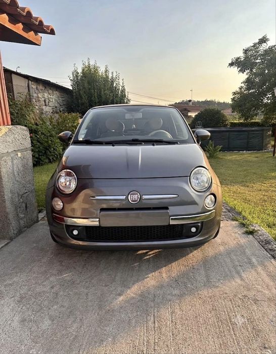 Fiat 500C cinzento