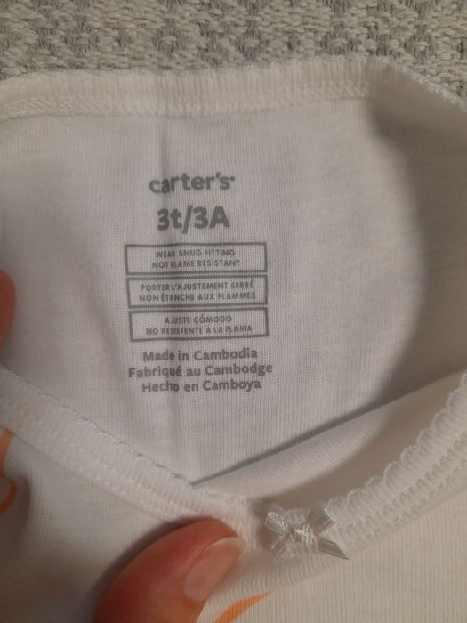 Нова піжамка carter's, 3-4 роки, унісекс