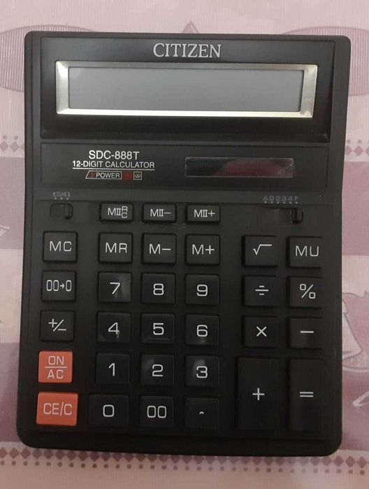 Калькулятор CITIZEN SDC-888T Original як несправне