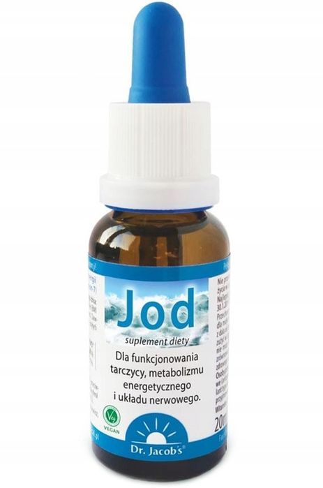 jod w kroplach 20 ml - 400 porcji jodu dr. jacobs