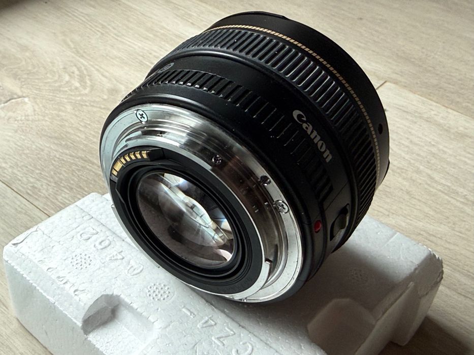 Obiektyw Canon 50mm pudełko komplet