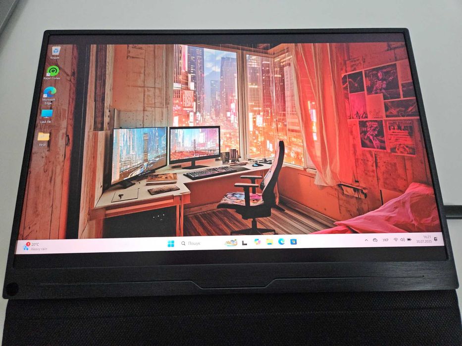 Портативний монітор UPERFECT 16″ 2K IPS HDR (Type-C/HDMI)