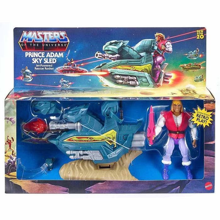 Masters of the Universe - Prince Adam + Sky Sled