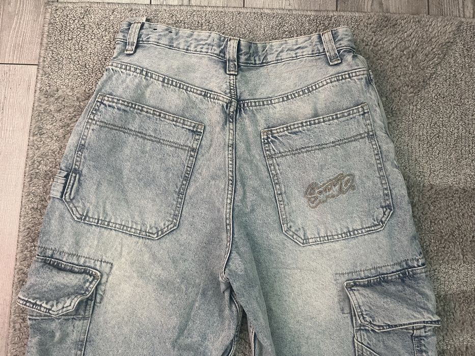 Jeansy bojówki STWD Pull Bear, rozmiar 40