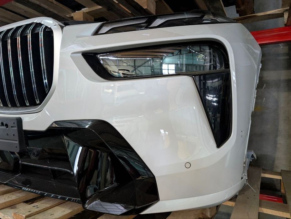 Ноускат Передня частина BMW X7 G07 40i бампер M-pack в зборі, підсилювач радіатор касета радіаторів жалюзі Grill, Фара передня права ліва верхня нижня