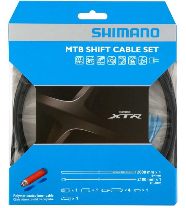 Cabo Shimano XTR OT-SP41 Polymer 1.2x2100mm para Desviador traseiro