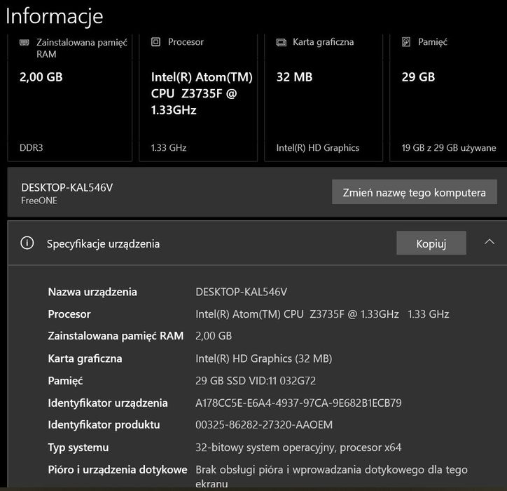 MiniPC Modecom FreePC