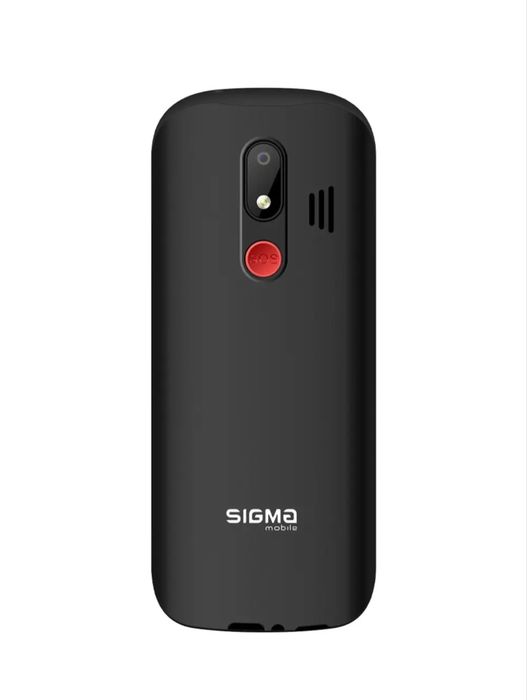 Бабушкофон Sigma Comfort 50 Optima Black (черный), кнопочный телефон для плохо слышащих/видящих пожилых людей