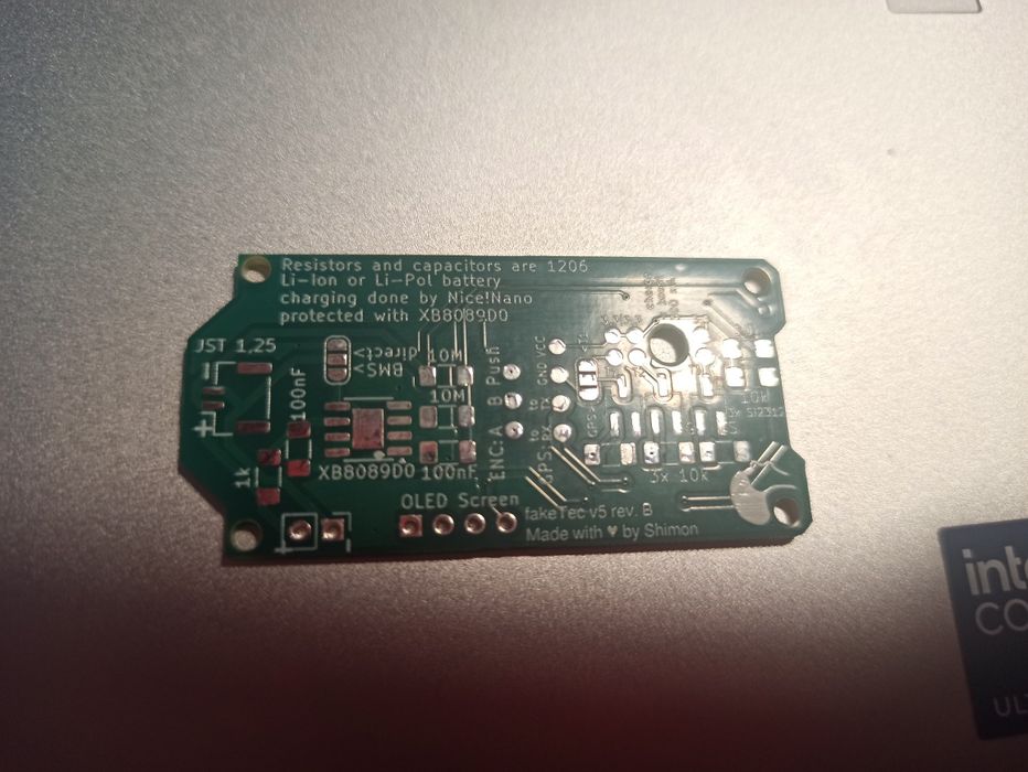Plytka faketec v5b dla Meshtastic Meshcore nrf52840 ht-ra62