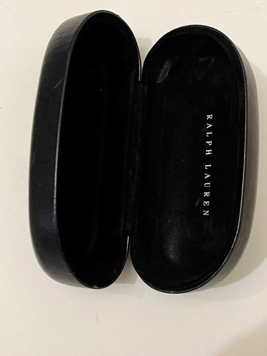 чорний шкіряний чохол для окулярів від Ralph Lauren