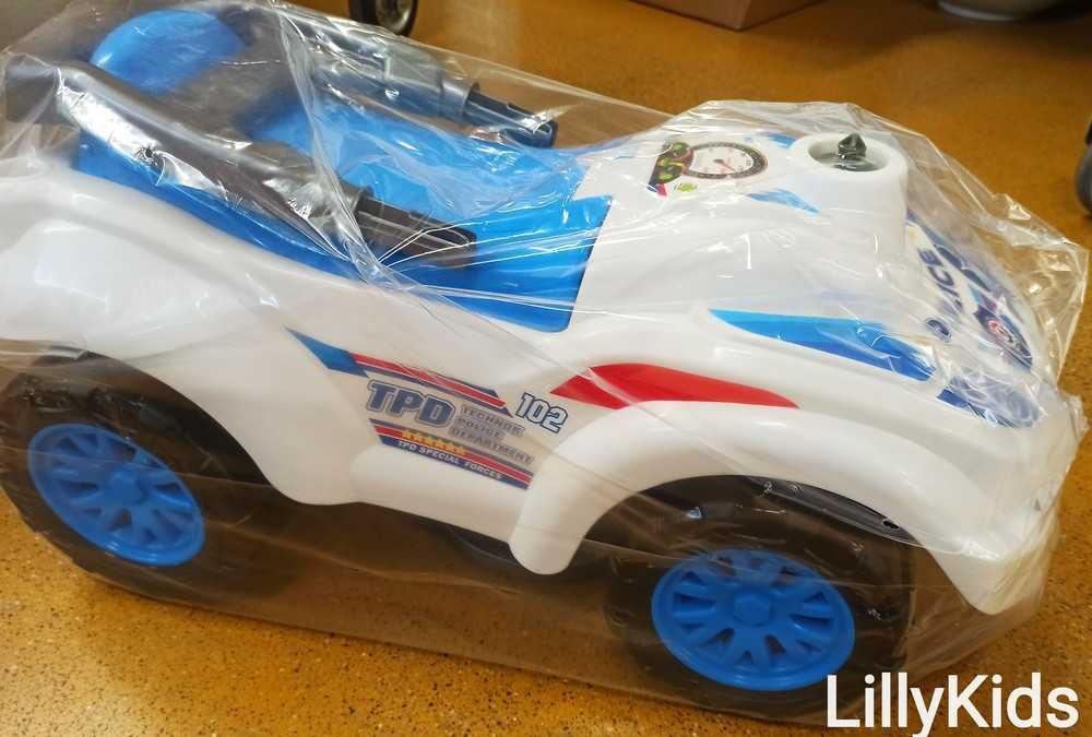 Машинка -каталка, толокар для прогулянок Поліція ТехноК, 7426.