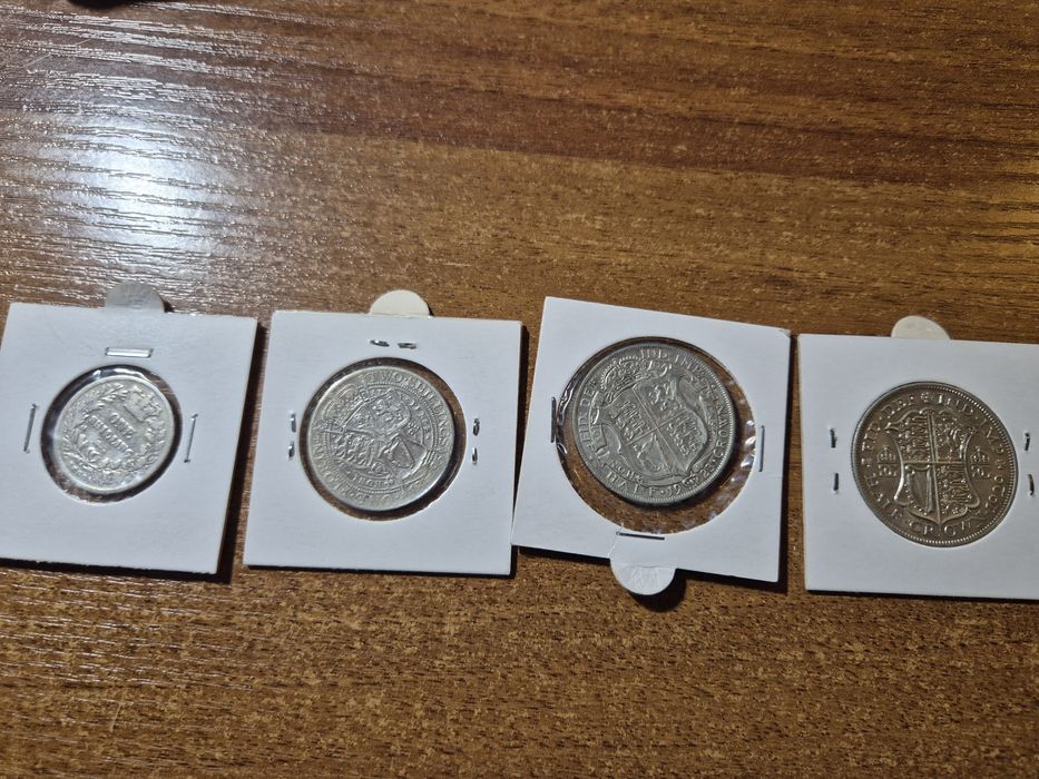 Монеты Британии 19 и начало 20 века,серебро.