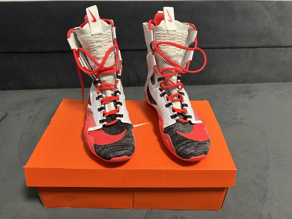 Buty bokserskie Nike HYPERKO 2.0 Białe/Pomarańczowe
