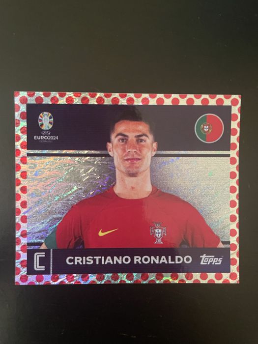 Cristiano Ronaldo POR2 Red Dots Parallel | Topps UEFA EURO 2024