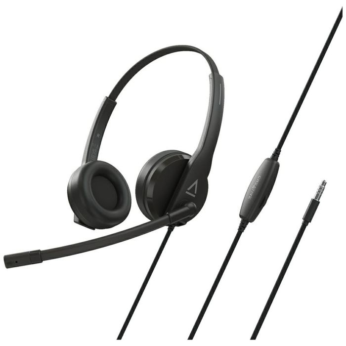 Słuchawki przewodowe Creative HS-230 z mikrofonem USB czarny