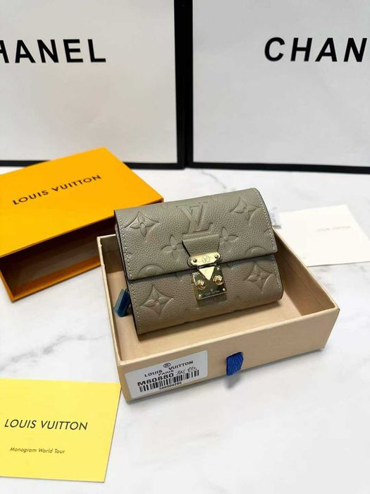 PORTFEL damski Louis Vuitton, skóra od reki 85-44